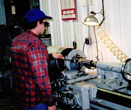 Picture of lathe.